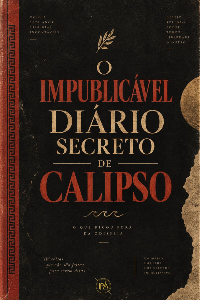Capa de O Impublicável Diário Secreto de Calipso
