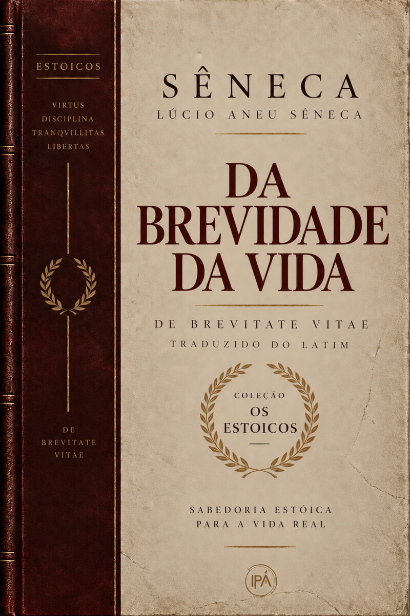 Capa de Da brevidade da vida